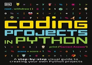 [DOWNLOAD PDF] Coding Projects in Python (Computer Coding for Kids) free