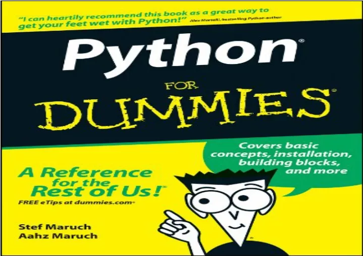 ppt-download-pdf-python-for-dummies-kindle-powerpoint-presentation