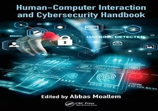 PDF Human-Computer Interaction and Cybersecurity Handbook (Human Factors and Erg