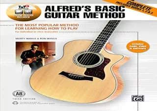 [DOWNLOAD PDF] Alfred's Basic Guitar Method, Complete: The Most Popular Method f
