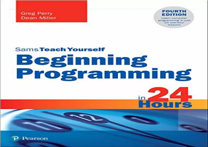 pdf book beginning programming in 24 hours sams