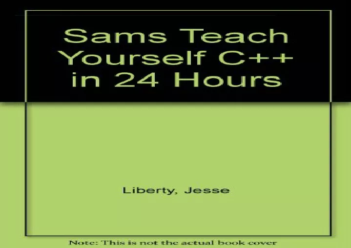 download pdf teach yourself c in 24 hours free