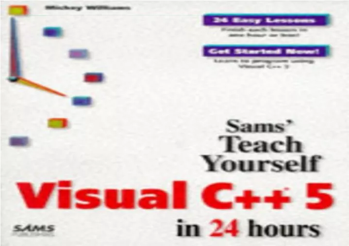 read pdf teach yourself visual c 5 in 24 hours