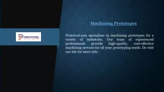 machining prototypes