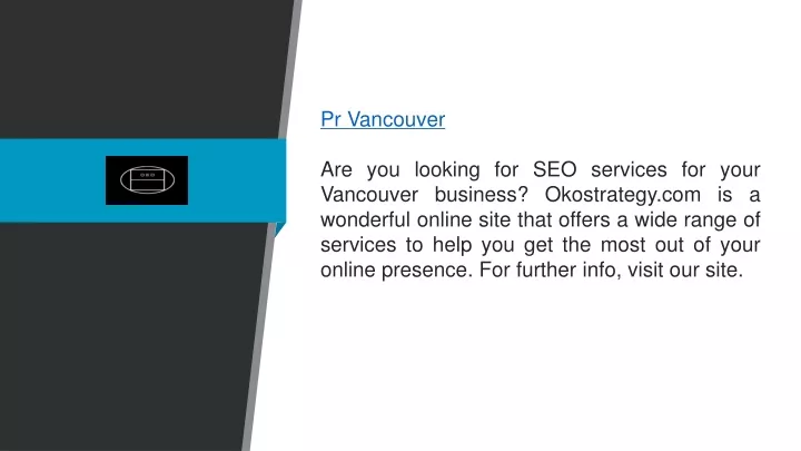 pr vancouver are you looking for seo services