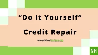Do It Yourself Credit Repair