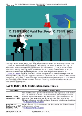 C_TS4FI_2020 Valid Test Prep | C_TS4FI_2020 Valid Test Online