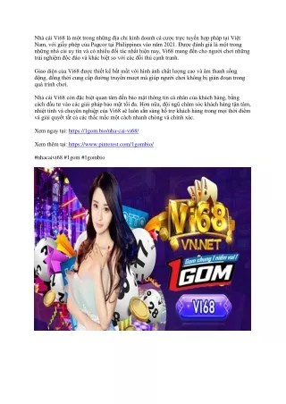 nha ca i vi68 la mo t trong nhu ng i a chi kinh