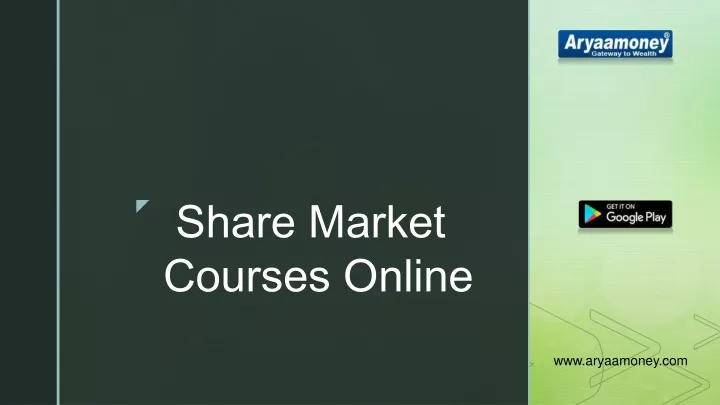 share market courses online