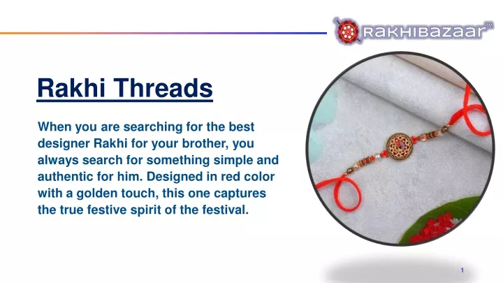 rakhi threads