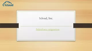 Salesforce Migration | 1cloud.com