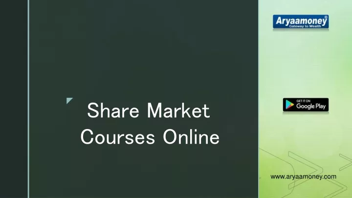 z share market courses online