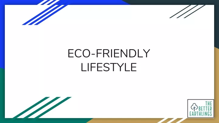 eco friendly lifestyle