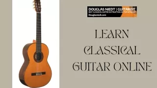 Learn Classical Guitar Online