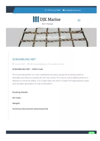 Scrambling Net UAE