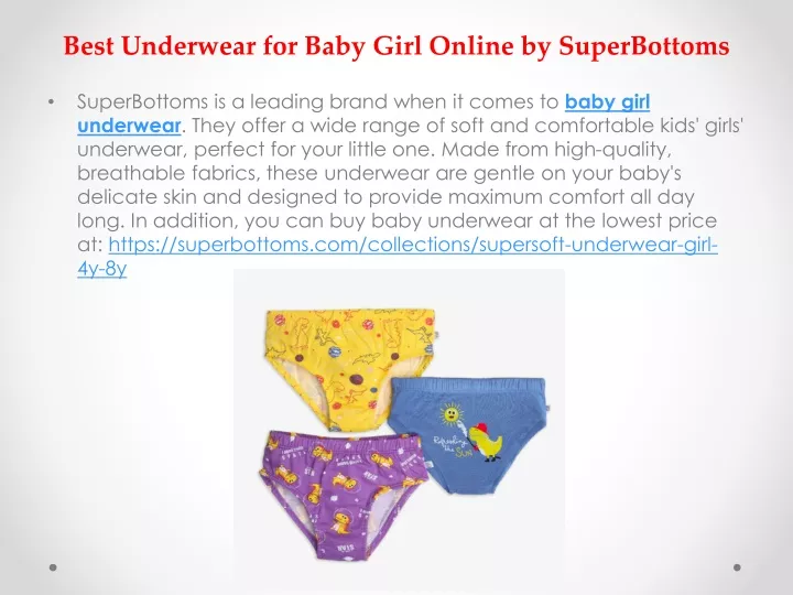 best underwear for baby girl online by superbottoms