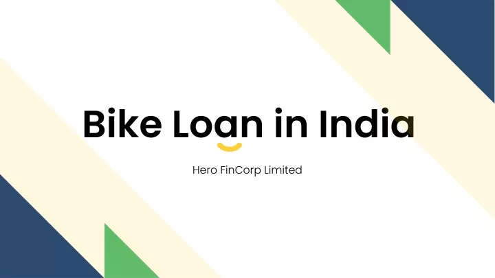 bike loan in india