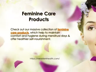 Feminine Care Products