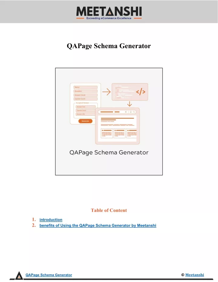 qapage schema generator