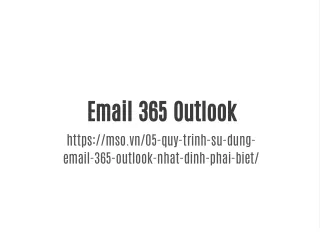 email 365 outlook https mso vn 05 quy trinh