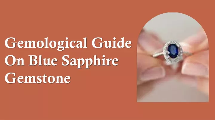 gemological guide on blue sapphire gemstone