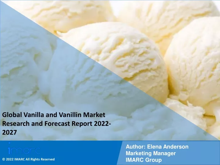 global vanilla and vanillin market research