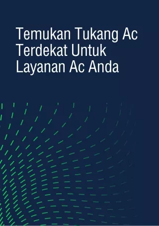 Temukan Tukang Ac Terdekat Untuk Layanan Ac Anda