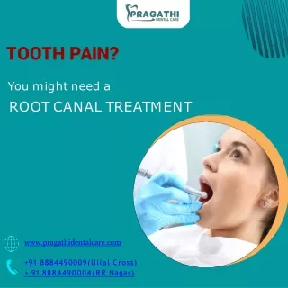 Do You Need Root Canal Treatment, Dentist in R R Nagar,  Dr. Anand Kumaran D