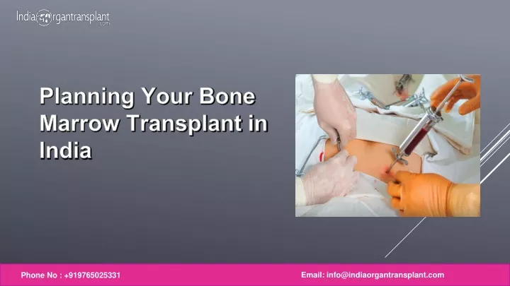 planning your bone marrow transplant in india