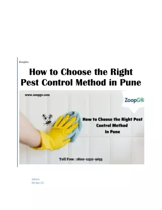 Pest Control Treatment in Pune