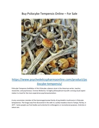 buy psilocybe tempensis online for sale