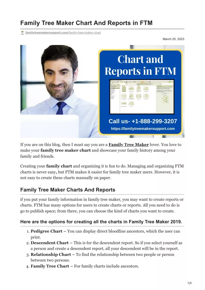 family tree maker chart and reports in ftm