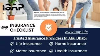 Trusted Insurance Providers In Abu Dhabi
