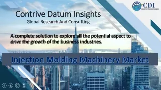 Injection Molding Machinery Market Huge Growth Opportunities and Trends to 2030