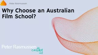 Why Choose an Australian Film School