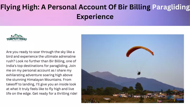 flying high a personal account of bir billing