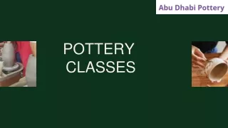 Pottery Classes