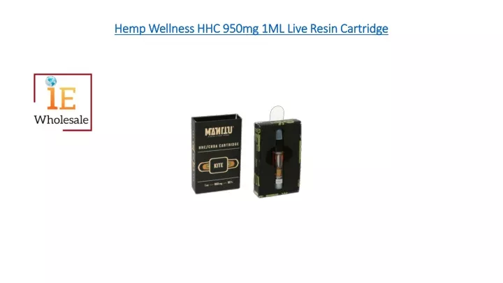 hemp wellness hhc 950mg 1ml live resin cartridge