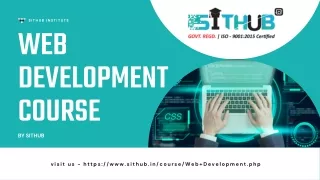 sithub institute web development course by sithub