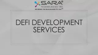DeFi development services