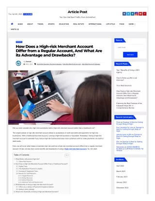 article post