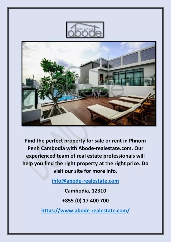 find the perfect property for sale or rent