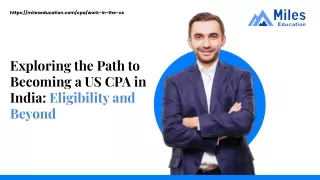 https mileseducation com cpa work in the us