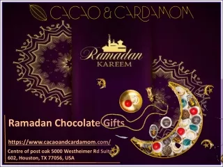 Ramadan Dates Gift Box | Ramadan Chocolate Gift Box