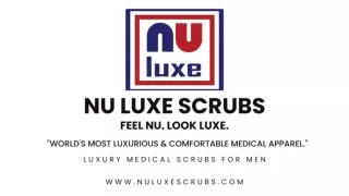 Luxury Medical Scrubs For Men