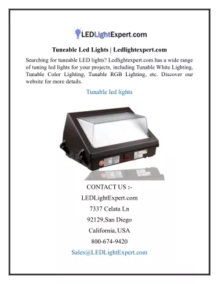 tuneable led lights ledlightexpert com