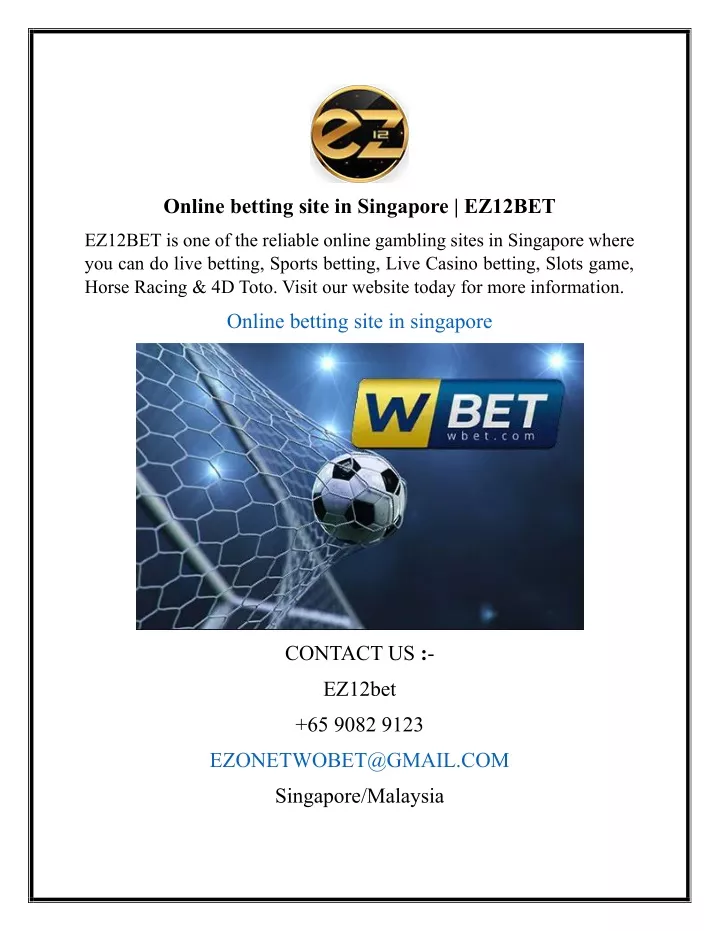 online betting site in singapore ez12bet