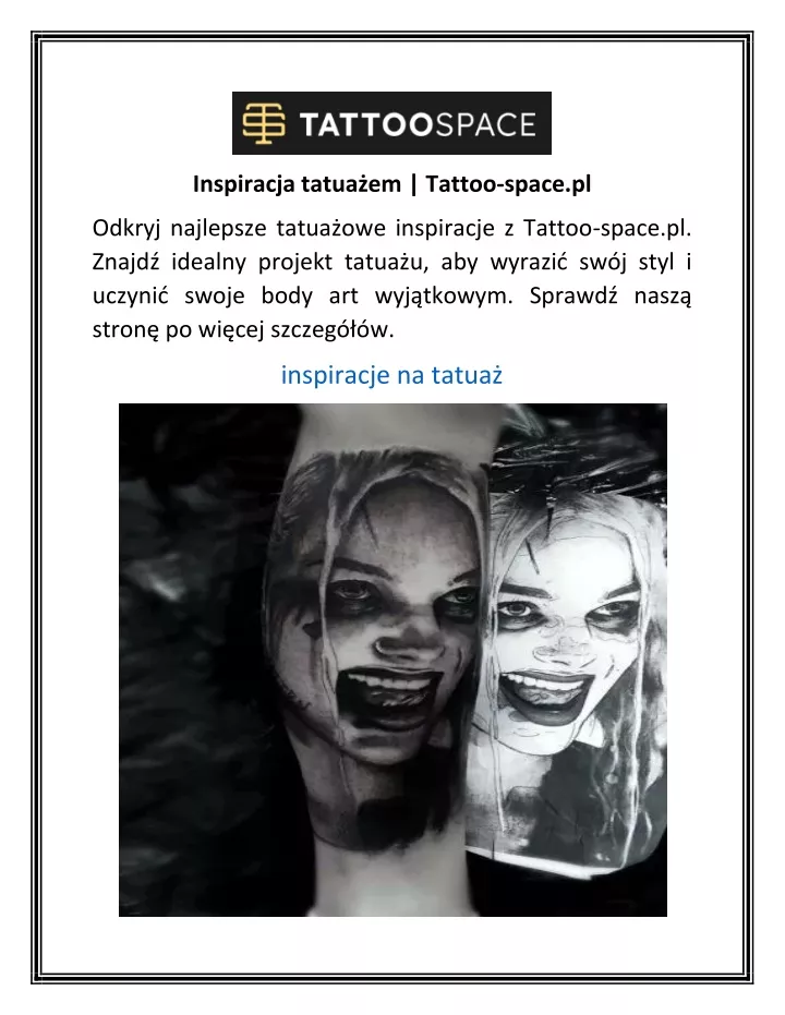 inspiracja tatua em tattoo space pl