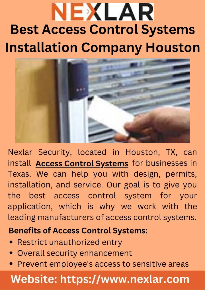 best access control systems installation company