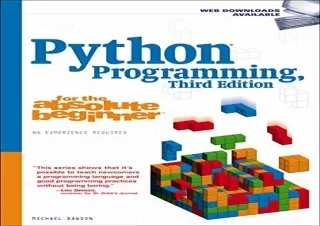 PDF Python Programming for the Absolute Beginner, 3rd Edition ipad